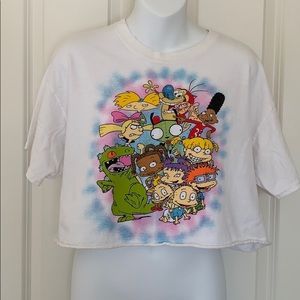 90s cartoon crop top